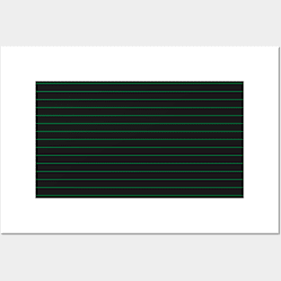 Pretty Simple Green Stripes Posters and Art